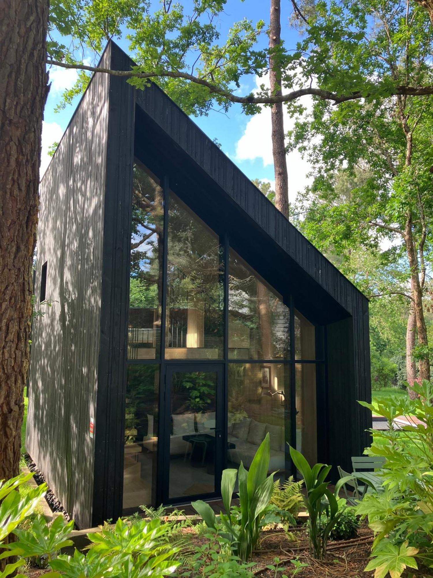 Nouveau - Ecolodge 'Calme Et Nature' - Avec Piscine Au Golf-Lac De Biscarrosse - Couchage 2 Personnes エクステリア 写真